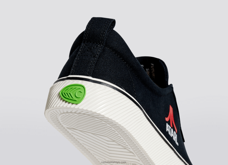 tr Cariuma erkekler atari siyah kanvas 6L62892