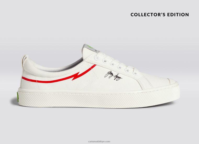 tr Cariuma erkekler gerry lopez kirli beyaz kanvas 6L62888