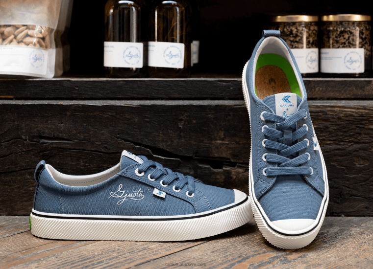 tr Cariuma erkekler gjusta çelik mavi kanvas 6L62853