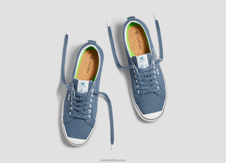 tr Cariuma erkekler gjusta çelik mavi kanvas 6L62853