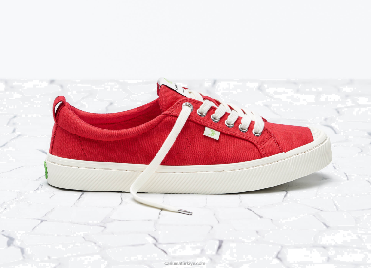tr Cariuma erkekler kırmızı kanvas 6L62822