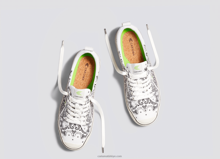 tr Cariuma erkekler kirli beyaz bandana kanvas 6L62812