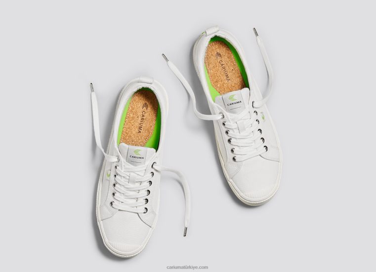 tr Cariuma erkekler kirli beyaz tuval 6L6281