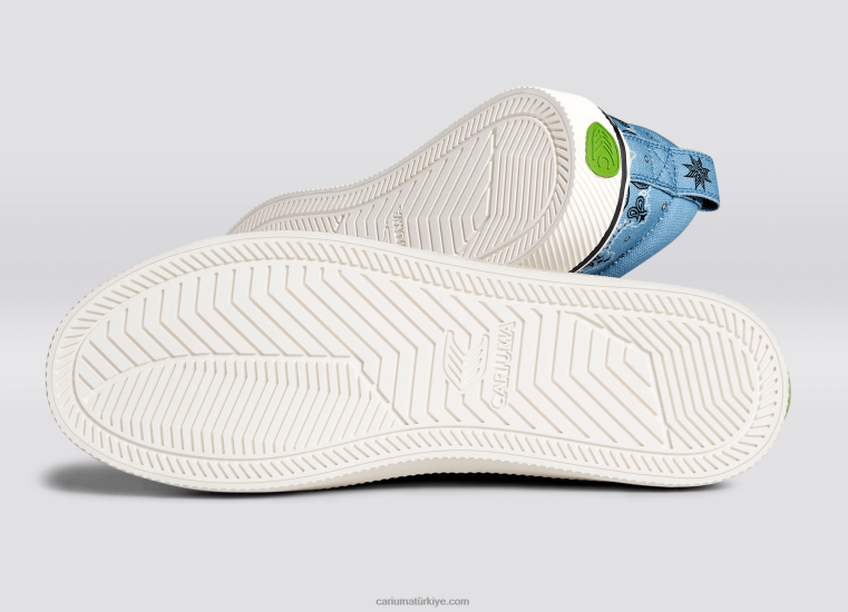 tr Cariuma erkekler mavi bandana tuval 6L62815