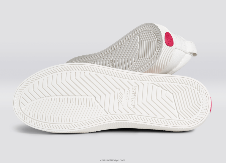 tr Cariuma erkekler pantone kırık beyaz/viva eflatun kanvas 6L62839