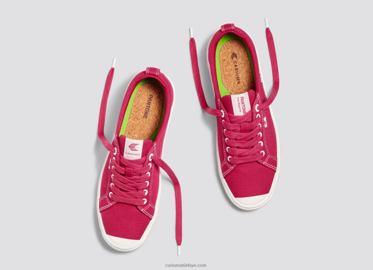 tr Cariuma erkekler pantone viva eflatun/kırık beyaz kanvas 6L62838