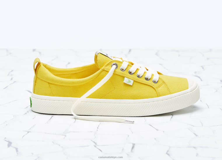 tr Cariuma erkekler sarı kanvas 6L62821