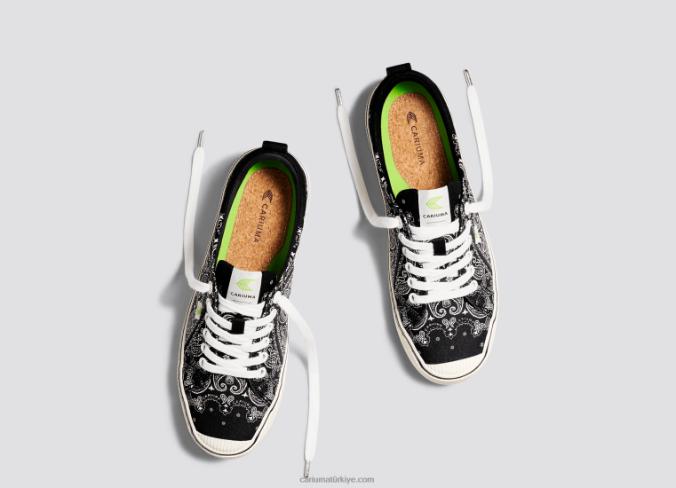 tr Cariuma erkekler siyah bandana tuval 6L62813