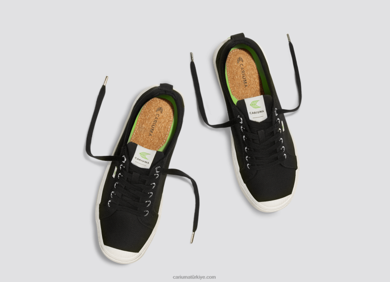 tr Cariuma erkekler siyah tuval 6L6286