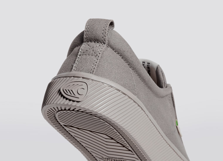 tr Cariuma erkekler tamamen gri tuval 6L62833