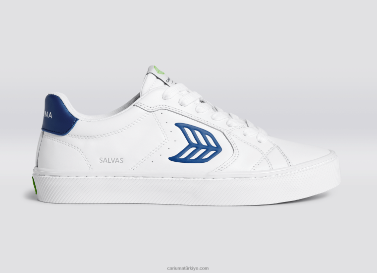 tr Cariuma erkekler beyaz lwg deri/mavi 6L62899