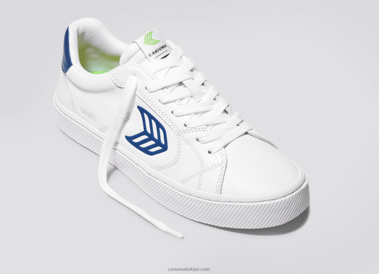 tr Cariuma erkekler beyaz lwg deri/mavi 6L62899