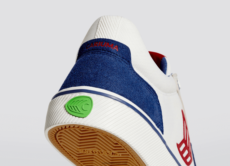 tr Cariuma erkekler mavi ve kirli beyaz/kırmızı 6L628123