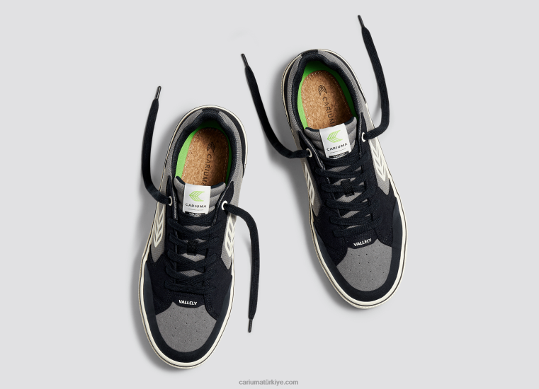 tr Cariuma erkekler siyah & kömür grisi/fildişi 6L628118
