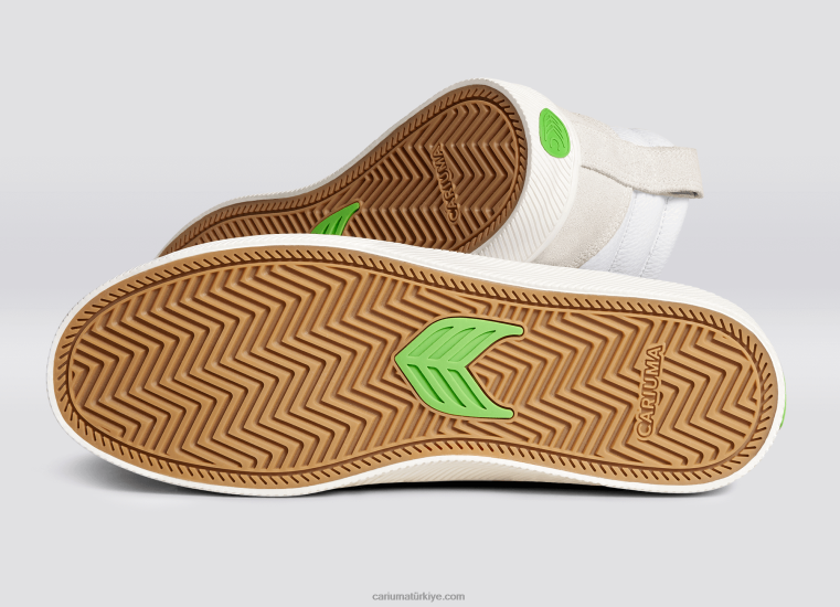 tr Cariuma kadınlar beyaz premium deri/siyah 6L628365