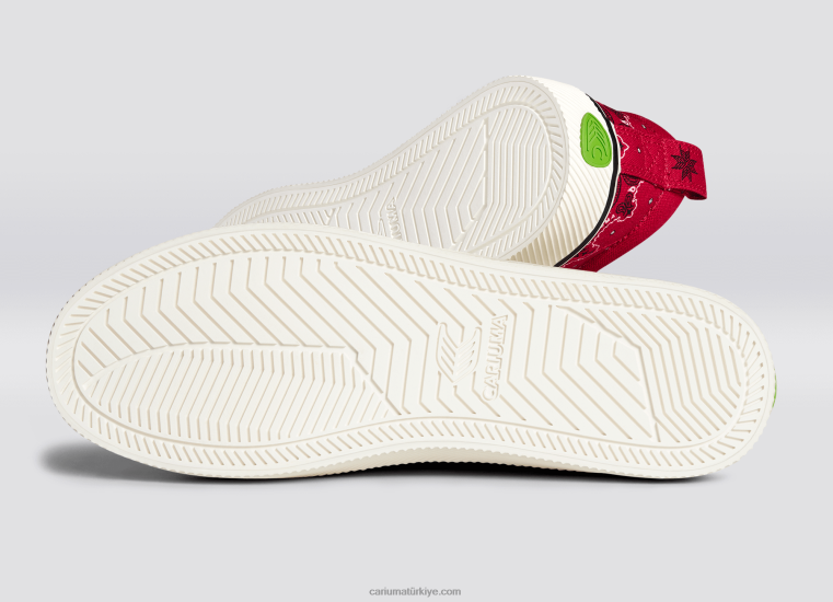 tr Cariuma kadınlar kırmızı bandana tuval 6L628236