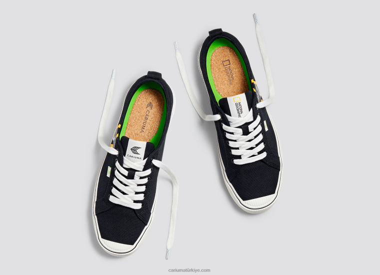 tr Cariuma kadınlar national geographic gecko siyah kanvas 6L628303