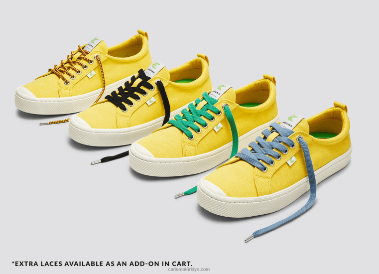 tr Cariuma kadınlar sarı kanvas 6L628232