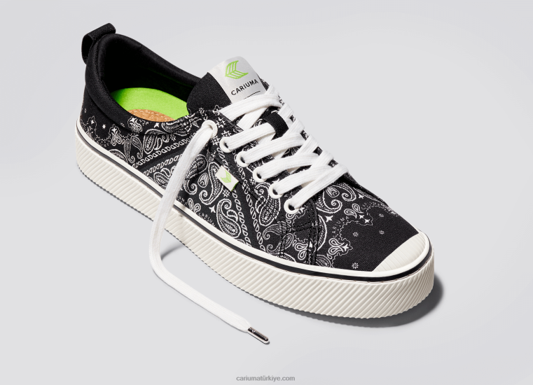 tr Cariuma kadınlar siyah bandana tuval 6L628235