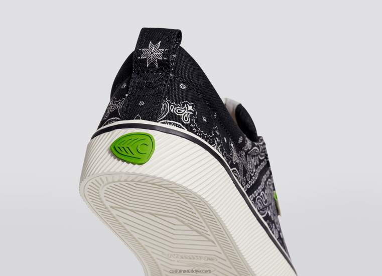 tr Cariuma kadınlar siyah bandana tuval 6L628235