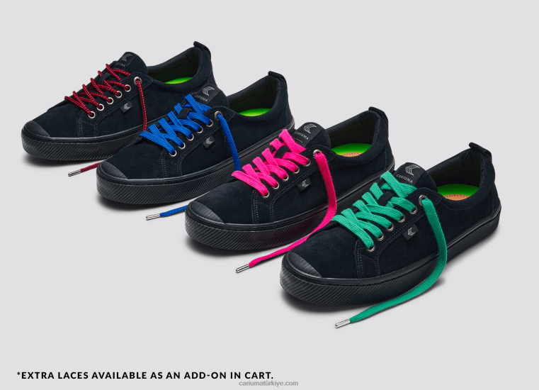 tr Cariuma kadınlar tüm siyah süet 6L628255