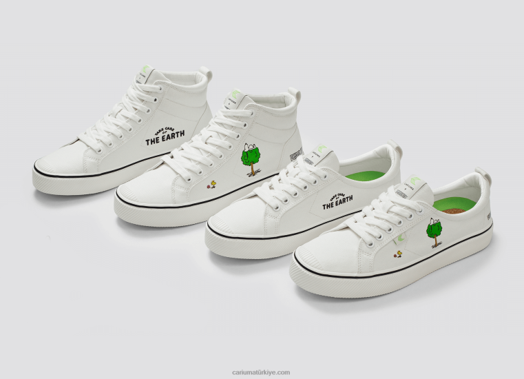 tr Cariuma kadınlar yer fıstığı toprak kirli beyaz kanvas 6L628299