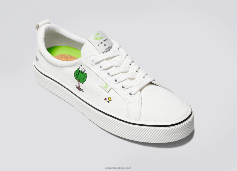 tr Cariuma kadınlar yer fıstığı toprak kirli beyaz kanvas 6L628299