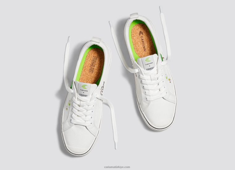 tr Cariuma kadınlar yer fıstığı toprak kirli beyaz kanvas 6L628299