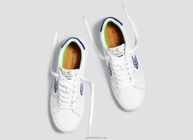 tr Cariuma kadınlar beyaz lwg deri/mavi 6L628318