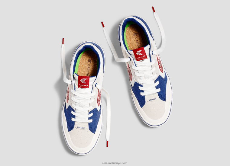 tr Cariuma kadınlar mavi ve kirli beyaz/kırmızı 6L628340
